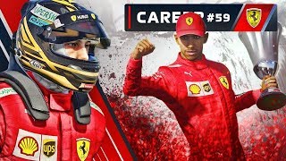 HAMILTON MOVES TO FERRARI  F1 2019 Career Mode Part 59 [upl. by Ali]