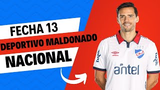 Nacional  Deportivo Maldonado Goles [upl. by Ertemed494]