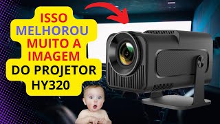 Achei a MELHOR configuração de IMAGEM para o Projetor MagCubic HY320 RW10 [upl. by Kitrak]