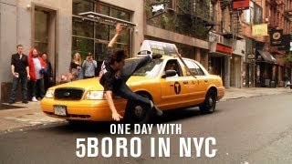 One Day With 5Boro  TransWorld SKATEboarding [upl. by Leeke]