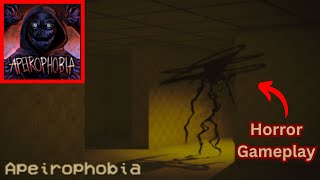 Apeirophobia gameplay 1 backrooms horrorgaming scary roblox gameplay apeirophobia video game [upl. by Lledo]