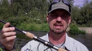 Backpacking Fishing Rod amp Reel Review  Alegra Mini Spin Rod And Mini 515 Reel by Balzer [upl. by Gershon]