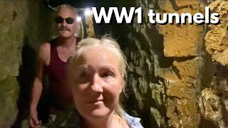 Exploring the WW1 tunnels at Vimy [upl. by Nimar]