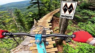 This Trail is One of The Hardest Trails Ive Ever Ridden  Magneto Sentiers Du Moulin [upl. by Yellah727]