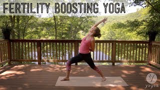 Fertility Boosting Yoga Ova Boost open level [upl. by Eisej]