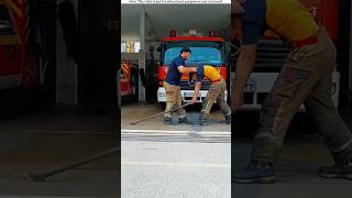 Fire Service training on making emergency beds😱 shortvideo amazingfacts [upl. by Bourn]