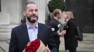 Fred Sirieix and Moonpig surprise Londoners with a touch of romance [upl. by Ibrahim]