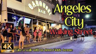 Virtual Tour Exploring Angeles City’s Nightlife down Fields Avenue Single at 40 [upl. by Lletniuq326]