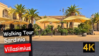 Nice Comune in Sardinia Villasimius 4K Walking Tour [upl. by Pronty429]