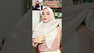 Jilbab Segi Empat Viona Plain Paris fashion jilbab shortvideo [upl. by Gabriela]