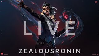 AAj TO CUSTOM  ZealousRonin  Valorant Live Livestream valorantlive facecam chatonly [upl. by Otrebire]