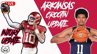 Taylen Green Big Update  Arkansas Hoops Recruiting Update  Big Pieces Returning To Football [upl. by Lertnahs746]