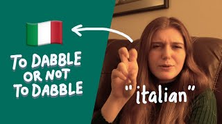 how to dabble in a language italian edition [upl. by Kristen415]