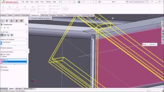 SOLIDWORKS  Escada plataforma  Estruturas metálicas [upl. by Sesiom]