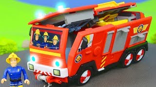 FEUERWEHRMANN SAM Neues 2in1 Jupiter Feuerwehrauto Spielzeug [upl. by Feledy]