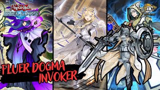 YUGIOH DUEL LINKS FLEUR DOGMATIKA INVOKED LOCK BOARD AND NEGATE [upl. by Strickler]