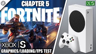 Fortnite Chapter 5  Xbox Series S Gameplay  FPS Test [upl. by Euridice]