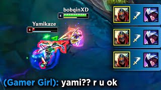 Yamikaze banned my Leblanc but he forgot about my Zed Ft Gamer Girl [upl. by Sremlahc]