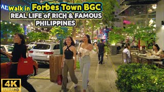 The RICH SIDE of the PHILIPPINES  FORBES TOWN BGC Walk Taguig city [upl. by Evoy697]