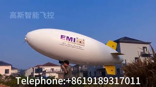 Flying Advertising Inflatables RC Blimp scale model Helium Airship Zeppelin remote control aircraft [upl. by Garihc]