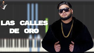 Daviles de Novelda  Las calles de oro  Instrumental Piano Tutorial  Partitura  Karaoke  MIDI [upl. by Idas]