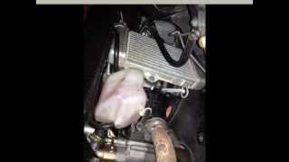 yamaha 125zr pakai radiator liquid coolant [upl. by Stoller925]