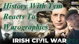 Historian Reacts Warographics Irish Civil War PT 1 [upl. by Kathye]