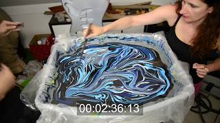 How to Swirl guitar finish with Magic Marble paints [upl. by Garret]