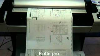 Designjet T2300eMFP 44 inch wide large format color printer plotter [upl. by Aleta]