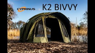 Cyprinus K2 1 amp 2 Man Carp Fishing Bivvy [upl. by Soo307]