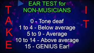 Are you TONE DEAF or MUSICALLY GIFTED A FUN test for nonmusicians [upl. by Didier]