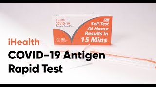 How to use the iHealth COVID19 Antigen Rapid Test [upl. by Almeida145]