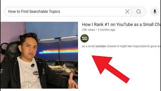 Youtube SEO How to Find Searchable Topics in 2024  Rank 1 Low Competition [upl. by Farr829]