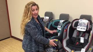 2019 Chicco NextFit Convertible Carseat Lineup [upl. by Alleon]