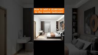 How to add a cloakroom to the master bedroom [upl. by Wane331]