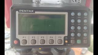 Pentax total station function Tips survey parts 4 Stake Out Mode [upl. by Feldman219]