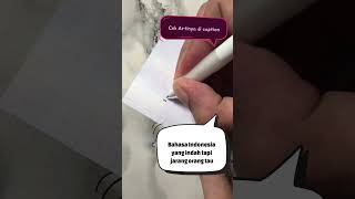 Zat Asam Arang  Karbondioksida handwriting menulisindah [upl. by Gunilla359]