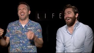 Ryan Reynolds and Jake Gyllenhaal interview for LIFE DEADPOOL  UNCENSORED  FOX 5 DC [upl. by Sinclare]