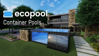 Modular Shipping Container Pools by Ecopool [upl. by Odom]