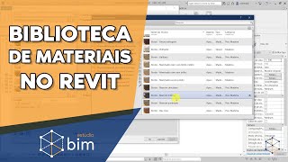 Como criar uma Biblioteca de Materiais no Revit Tutorial 03 [upl. by Elleinaj]