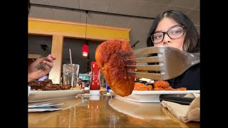 Endless wings mukbang applebees is their ranch wingstop ranch [upl. by Audry404]