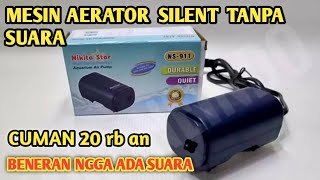 NIKITA STAR NS 911 MESIN AERATOR SUNYI TANPA SUARA [upl. by Al]