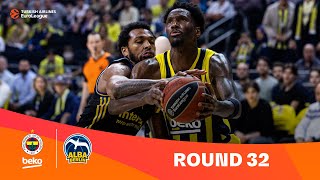 Fenerbahce Beko IstanbulALBA Berlin  Round 32 Highlights  202324 Turkish Airlines EuroLeague [upl. by Earesed]