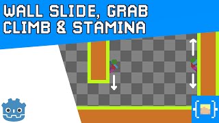 How to Code a PLATFORMER WALL CLIMB  Godot 4 Tutorial [upl. by Holmann]