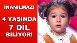 İNANILMAZ  4 YAŞINDA TAM 7 DİL BİLİYOR  BELLA [upl. by Joeann]