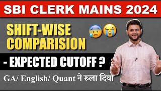 Day1 SBI Clerk Mains Exam Analysis 2024  Expected Cutoff Exam Level [upl. by Towland]