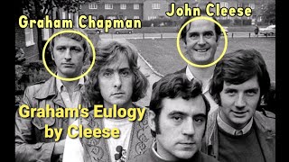 GRAHAM CHAPMAN FUNERAL JOHN CLEESE EULOGY [upl. by Obelia503]