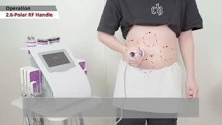 How To Use 6 In 1 Unoisetion Cavitation Machine Lipo Laser 5MW Diode Laser Weight Loss [upl. by Thordia]