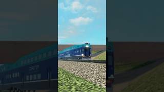 High Speed Coaster Train Takes a Curve [upl. by Polard]