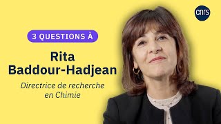 Découvrez Rita BaddourHadjean directrice de recherche CNRS en Chimie  Rejoignez le CNRS [upl. by Nednerb]